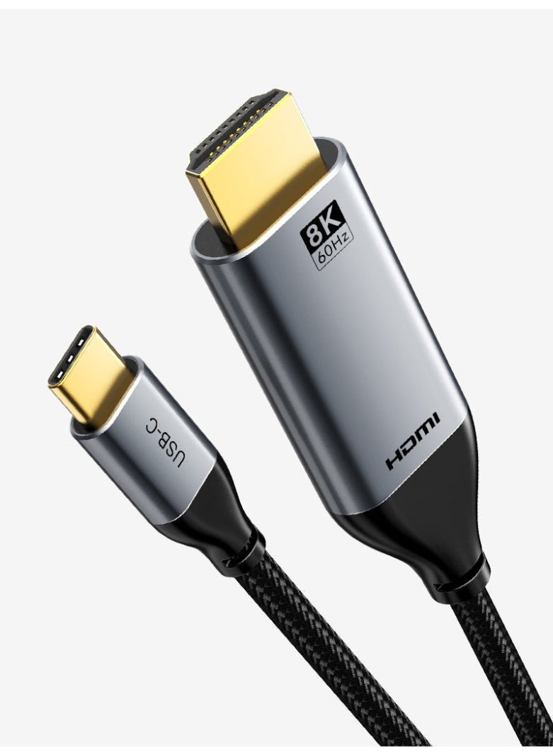 CABLETIME 8K 60HZ USB TYPE C TO HDMI 2.1 CABLE - Image 1